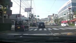 長崎市岩屋橋付近→住吉→道ノ尾→ゆりの温泉付近　2018.3.30