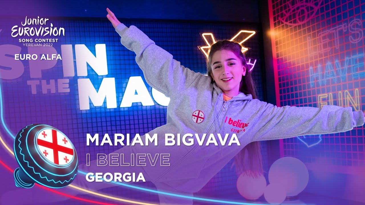 Mariam Bigvava - I Believe |🇬🇪 Georgia In JESC 2022 Lyrics - YouTube