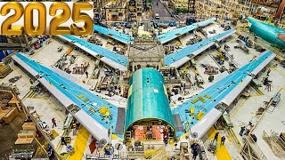 Incredible Airbus building \u0026 assembling process. Amazing airplane propeller manufacturing.