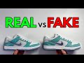 REAL VS FAKE! NIKE SB DUNK APRIL SKATEBOARDS SNEAKER COMPARISON!