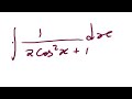 Weierstrass Substitution for integrals #calculus #integration