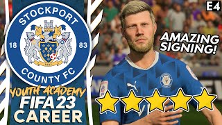 WONDERKID FIXES OUR DEFENCE! | FIFA 23 YOUTH ACADEMY CAREER MODE | STOCKPORT (EP 4)