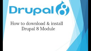Drupal 8 Tutorial for Beginner Lesson-4: How to Install Drupal 8 Module - Hindi