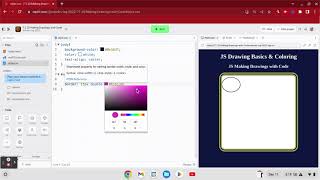 JS - Using JavaScript (p5.js) in Replit