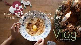 Scandinavian Christmas food /  Danish Christmas Dessert - Risengrød