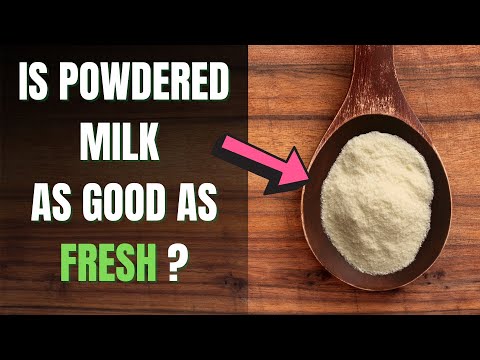 Is milk powder healthier than milk?