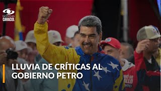 Críticas al gobierno Petro por enviar representante colombiano a la posesión de Nicolás Maduro