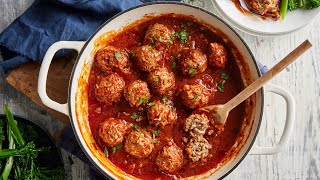 Porcupine Meatballs with Tomato Soup