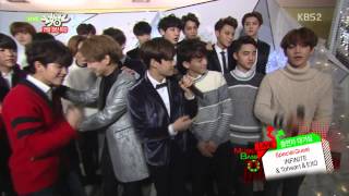 141219 [Music Bank] - EXO \u0026 INFINITE \u0026 ToHeart Backstage Interview