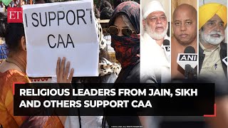 CAA notification: Religious leaders support Citizenship Amendment Act, say opposition lacks vision