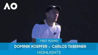 Dominik Koepfer v Carlos Taberner Highlights (1R) | Australian Open 2022