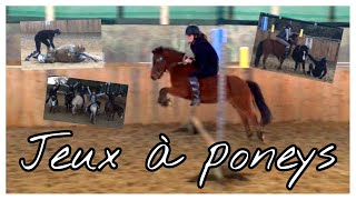 [COURS] JEUX à poneys ! (CHUTES 😂) 21/12/19 - CS’o Landreau