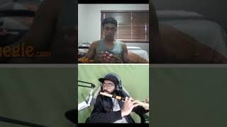 Can He Solve it?🤔😲 on OMEGLE Flute beatbox  #shorts #omegle #omegleindia #omeglefunny