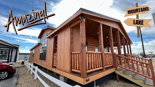 ONE OF A KIND prefab house/cabin ft. a VERY special guest! Mobile Home Tour