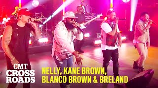 Nelly, Kane Brown, Blanco Brown & Breland Perform "Country Grammar" | CMT Crossroads