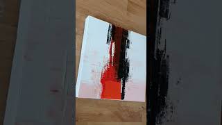 Easy Abstract Acrylic Painting for Beginners / Acrylic Painting #shorts #art