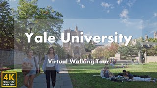 Yale University [Part 1] - Virtual Walking Tour [4k 60fps]