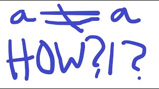 Proving that for any number a, a ≠ a (Contradiction)- Using complex methods of Calculus.