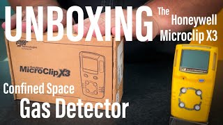 Unboxing the Honeywell BW GasAlert Microclip X3 Confined Space Gas Detector