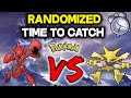 We Have RANDOM Amounts of TIME to Catch Pokemon...Then we Battle!