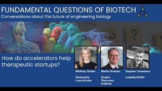 How Do Accelerators Help Therapeutics Startups? | Fundamental Questions of Biotech | IndieBio | SOSV