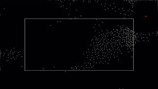 Boids algorithm with predator implemented on RP2040