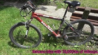 Salcano bike with 70.000km of milage