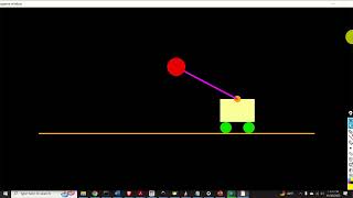 Python Animation and Simulation of Inverted Pendulum-Cart System (Tutorial Links Provided)