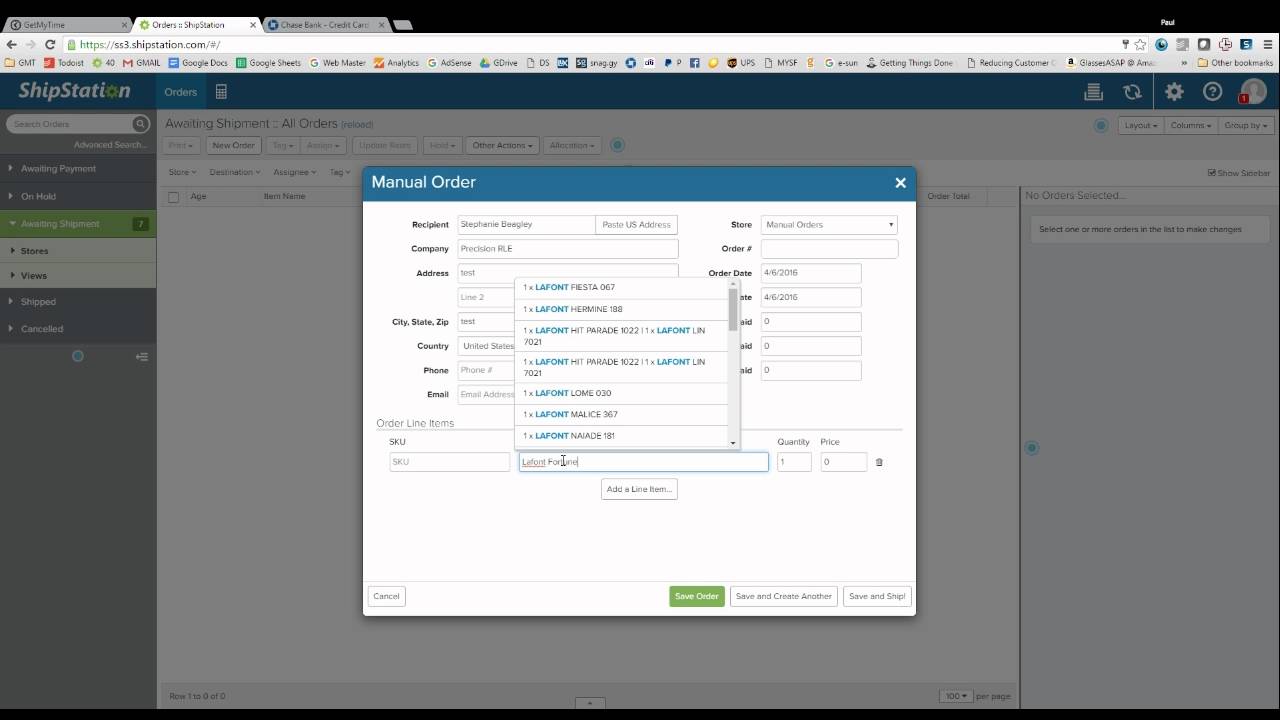 How To Create Orders In Shipstation Youtube