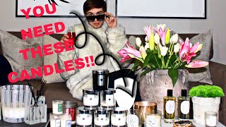 LUXURY CANDLE COLLECTION | Jo Malone, Diptyque, Nest, and More!! | Hunter Dimaio | 2021