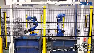 How JSR Automation’s industrial robot performs automated random bin picking of bearings