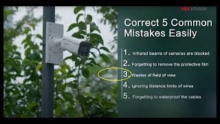 Hikvision Cameras  Common Mistakes When Installing Video Security System