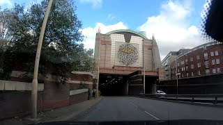 LIMEHOUSE LINK TUNNEL WESTERN PORTAL, LONDON, ENG, UK