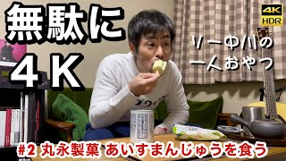 【無駄に４Ｋ】リー中川の一人おやつ #2 丸永製菓 あいすまんじゅうを食らう