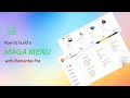 How to create a Mega Menu in Elementor | Mega Menu Widget Elementor Wordress Tutorial