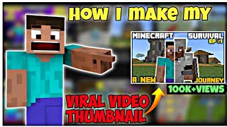 my viral video thumbnail tutorial || how I make my viral video thumbnail