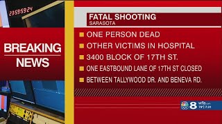 1 dead, multiple people hospitalized in Sarasota shooting