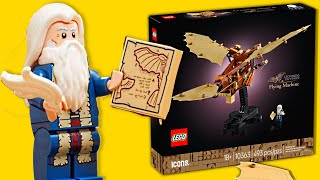 LEGO ICONS 2025 Leonardo da Vinci Set OFFICIALLY REVEALED!