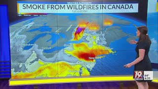 Wildfire Smoke Impacts TN Valley