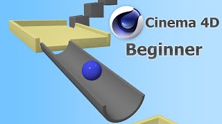 Cinema 4D Absolute Beginner's Tutorial: Downhill Steps