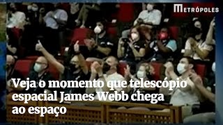 Veja o momento que telescópio espacial James Webb chega ao espaço