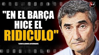 LA BRUTAL TRAICIÓN de BARTOMEU a ERNESTO VALVERDE que casi LE DESTRUYE | HISTORIA ERNESTO VALVERDE