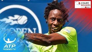 Gael Monfils EPIC match point saves \u0026 win vs Nishikori | Coupe Rogers Montreal 2017