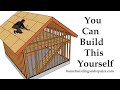 How To Build Two Car Garage With Storage Loft And Stairs - Building Education Series Part 1