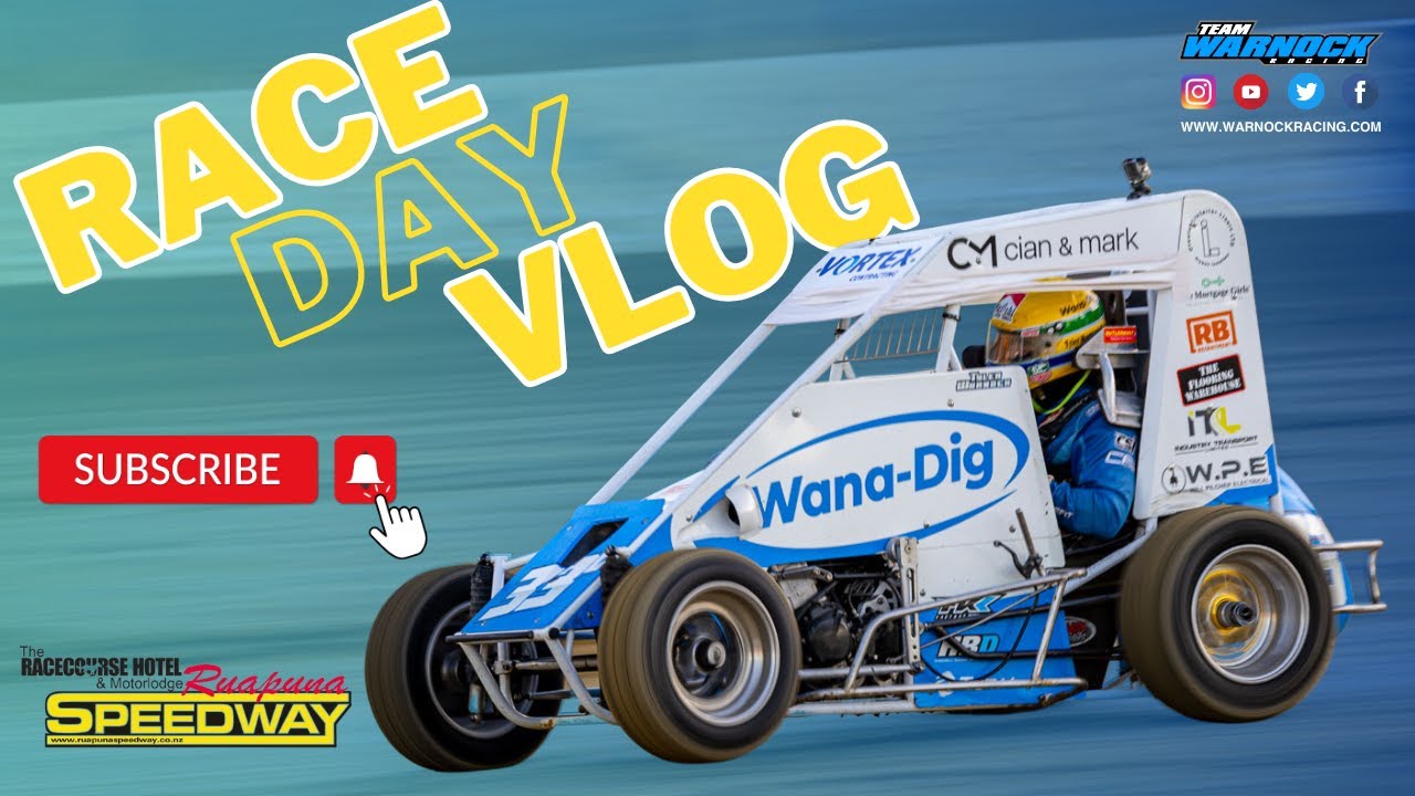 Race Day VLOG - P2 At Ruapuna Speedway! - YouTube