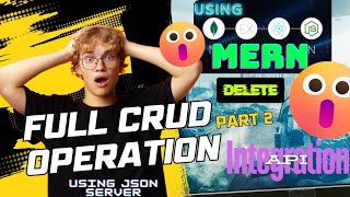 React Delete Functionality 🔥 | JSON Server Data Deleted | Part 2 | CRUD Operation|nikhilcodinglab 🚀