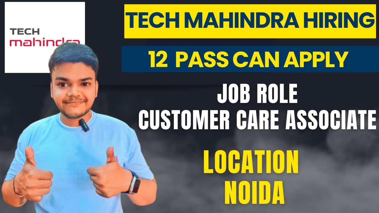 Tech Mahindra Work From Home Job | 12th Pass Job 😍| Online Job At Home ...