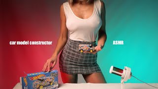 ASMR assembly of a toy model constructor with Mia | No talking