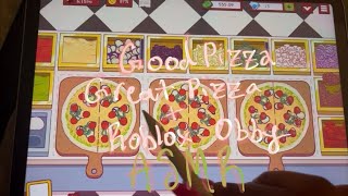 ASMR | playing good pizza, great pizza + roblox with rambling, mouth sounds, \u0026 tapping |