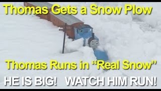 Join Thomas on a Winter Wonderland Adventure with the Bachmann Large Scale Snow Plow